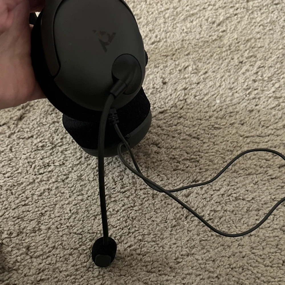 PlayStation Wired Gaming Headset w/ Mic – Gray/Black | 3.5 mm Jack